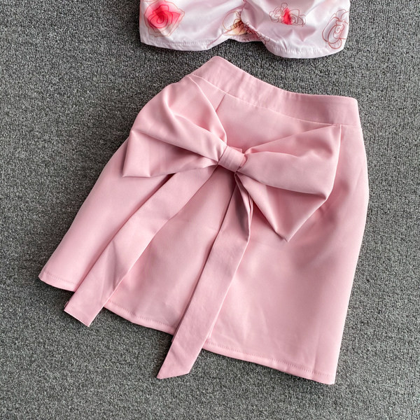 Ženski moderan set s trakom iz dva dijela