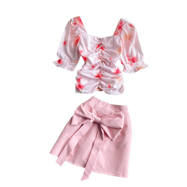 Ženski moderan set s trakom iz dva dijela