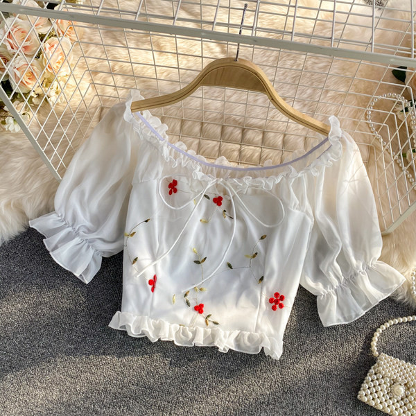 Ženski moderan komplet s cvjetnim uzorkom