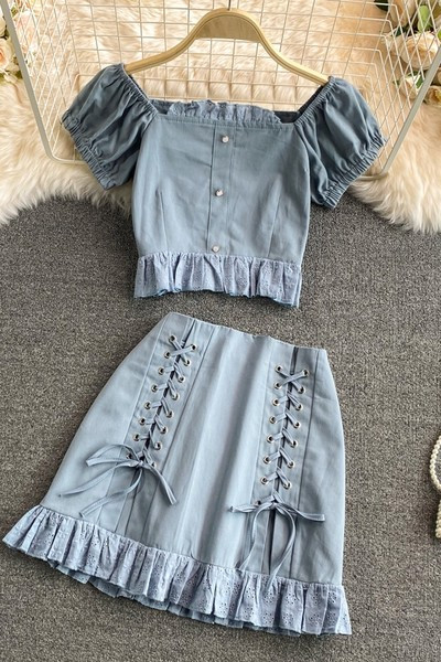 Sieviešu ikdienas komplekts ar saitēm trīs krāsās