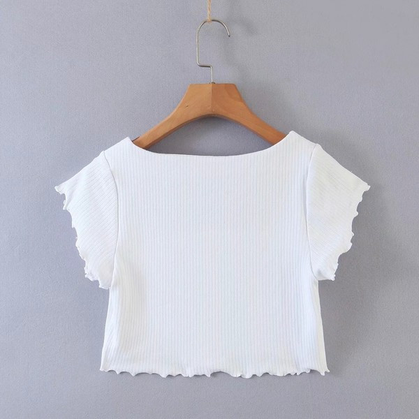 Novi model ljetne garniture od samtastog žerseja i gumbića