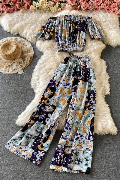 Dnevni ženski proljetni set iz dva dijela