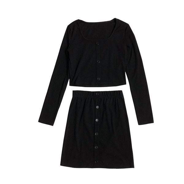 Ženski svakodnevni set na gumbe - u dvije boje