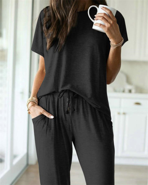 Dnevni ženski set dugih hlača i majice