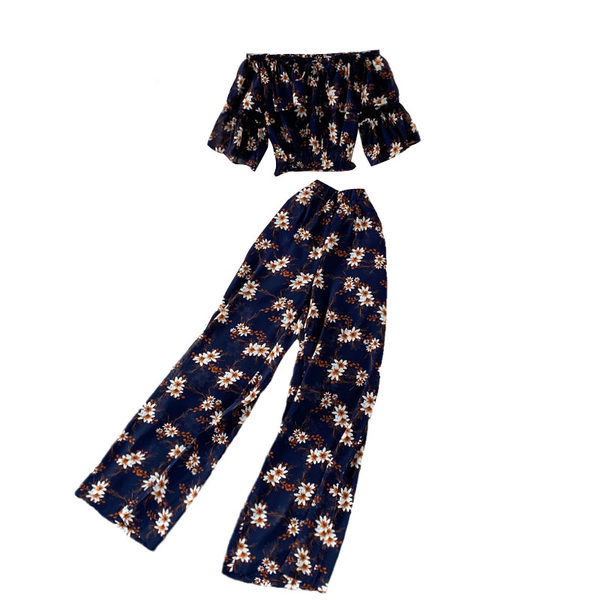 Ženski komplet s cvjetnim uzorkom u različitim bojama