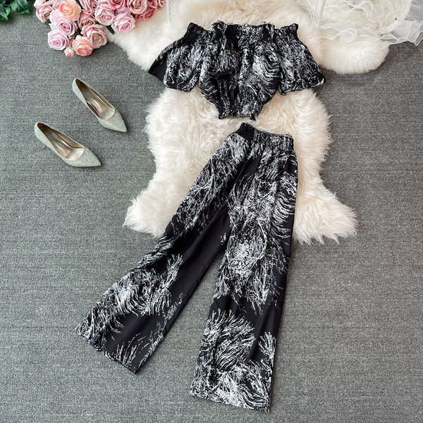 Novi model ženskog kompleta sa elastikom u struku u raznim bojama