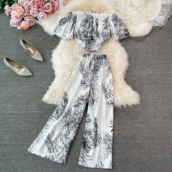 Novi model ženskog kompleta sa elastikom u struku u raznim bojama