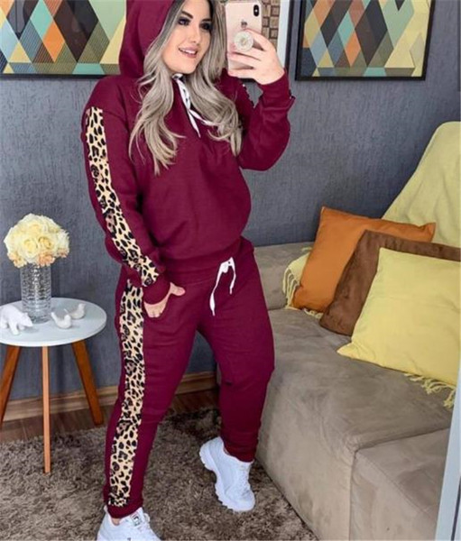 Sportski i svakodnevni set s leopard rubom