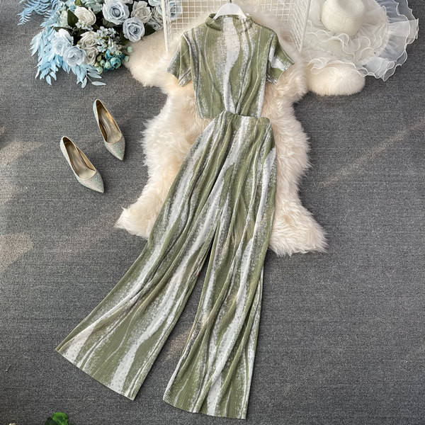 Novi model ženskog kompleta sa elastikom u struku u raznim bojama