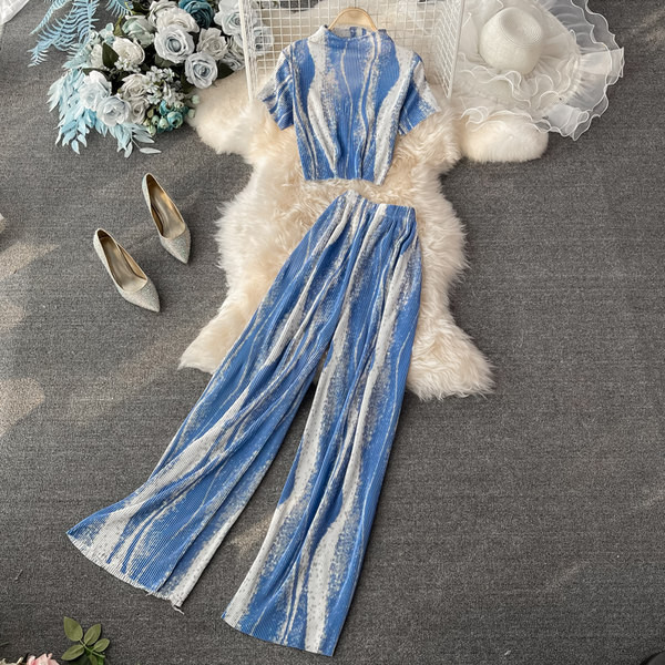 Novi model ženskog kompleta sa elastikom u struku u raznim bojama