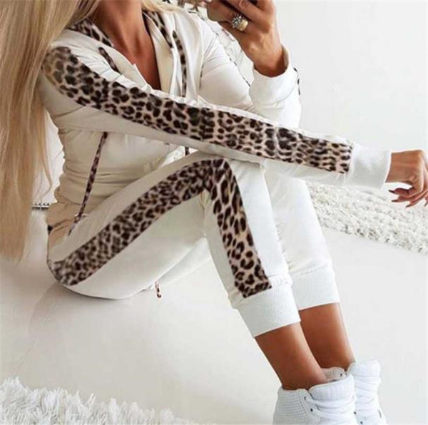 Sportsko-casual komplet s uzorkom leoparda