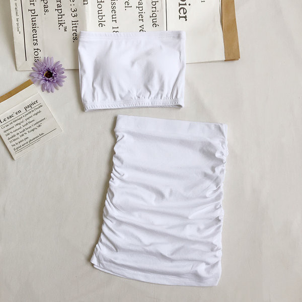 Ženski casual komplet iz dva dijela - suknja i poprsje