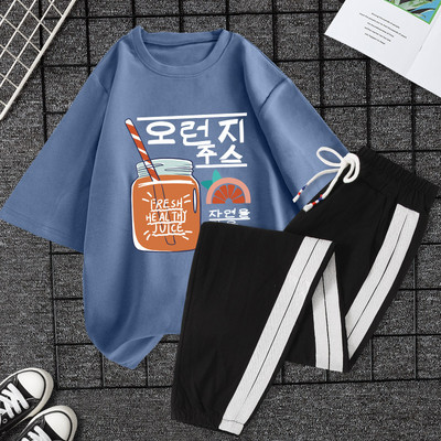 Casual ženski komplet majica kratkih rukava i hlača - razne aplikacije