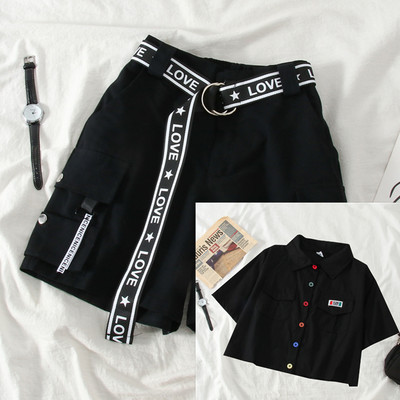 Ανοιξιάτικο σετ σορτς και κοντομάνικο πουκάμισο