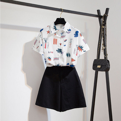 Νέο μοντέλο καλοκαιρινό σετ - πουκάμισο και κοντό τζιν