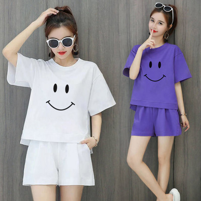 Γυναικείο καλοκαιρινό σετ σορτς και μπλουζάκι - διάφορα μοντέλα