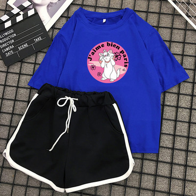 Γυναικείο καλοκαιρινό σετ σορτς και μπλουζάκι - διάφορα μοντέλα