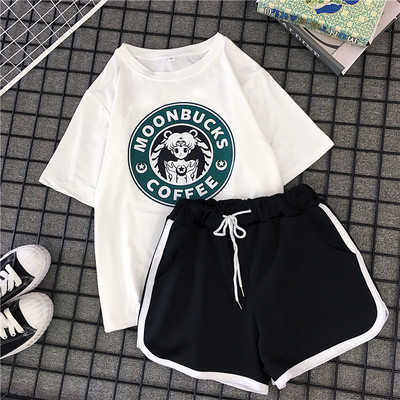 Γυναικείο καλοκαιρινό σετ σορτς και μπλουζάκι - διάφορα μοντέλα