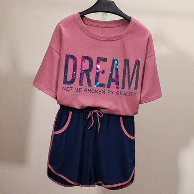 Γυναικείο καλοκαιρινό σετ σορτς και μπλουζάκι - διάφορα μοντέλα