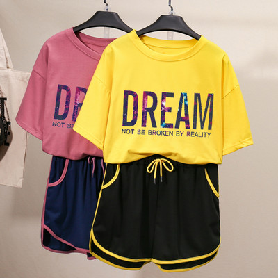 Γυναικείο καλοκαιρινό σετ σορτς και μπλουζάκι - διάφορα μοντέλα