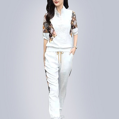 Jauna modeļa sieviešu komplekts ar rāvējslēdzēju - divas daļas