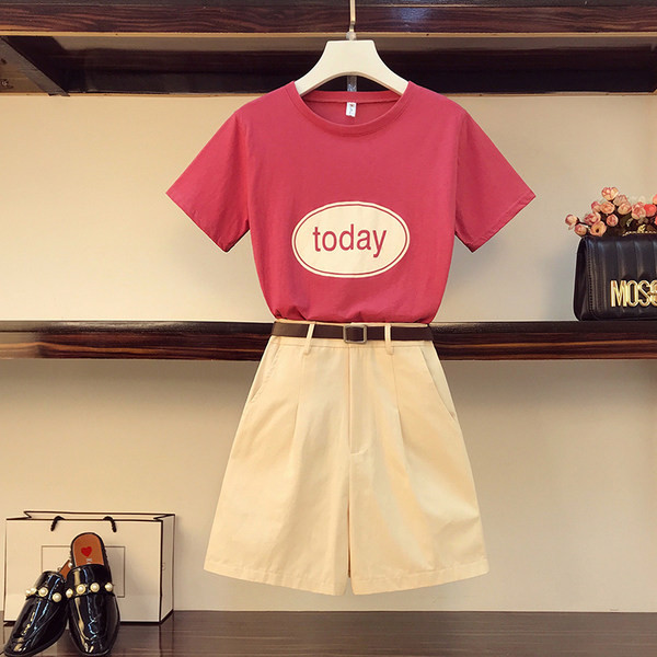 Jauna modeļa vasaras komplekts - T-krekls un šorti