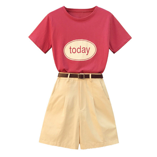 Jauna modeļa vasaras komplekts - T-krekls un šorti