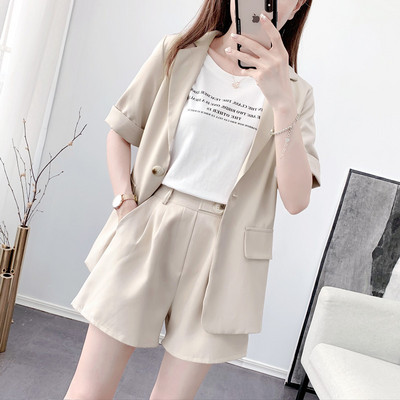 Γυναικείο καλοκαιρινό σετ - μπουφάν και σορτς