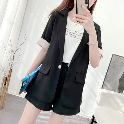 Γυναικείο καλοκαιρινό σετ - μπουφάν και σορτς