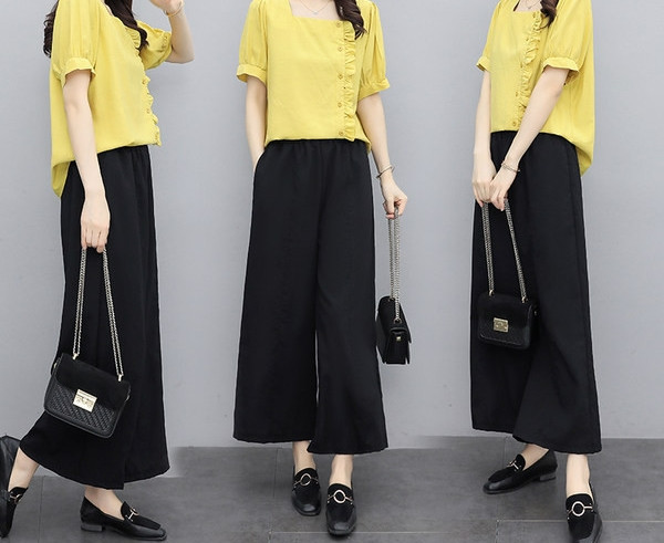 Moderan ženski komplet - široki model iz dva dijela