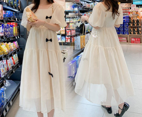 Ženska ležerna duga haljina za trudnice