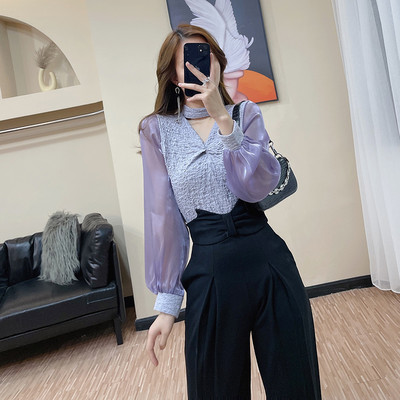 Γυναικείο σετ - πουκάμισο και παντελόνι