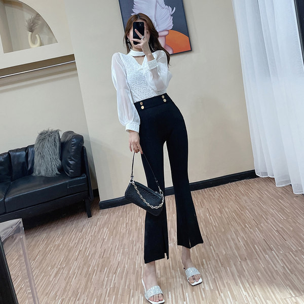 Γυναικείο σετ - πουκάμισο και παντελόνι