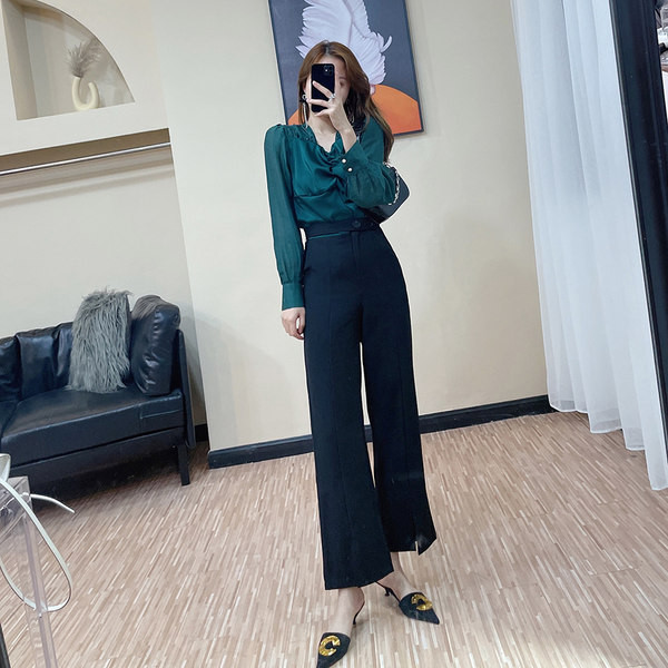 Γυναικείο σετ πουκάμισο και παντελόνι