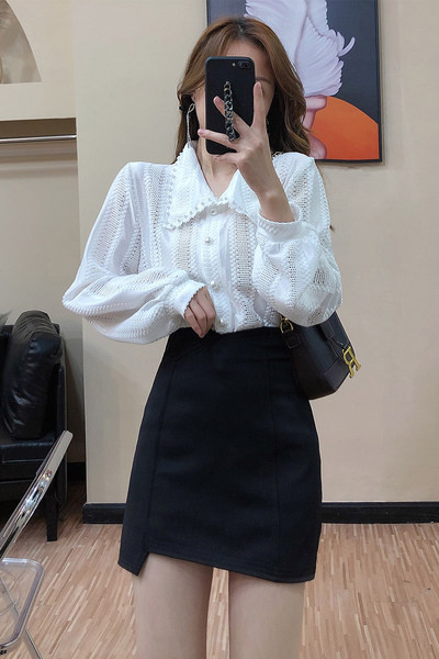 Γυναικεία καθημερινό σετ  από δύο μέρη - φούστα και πουκάμισο