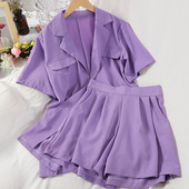 Γυναικείο σετ πουκάμισο και σορτς