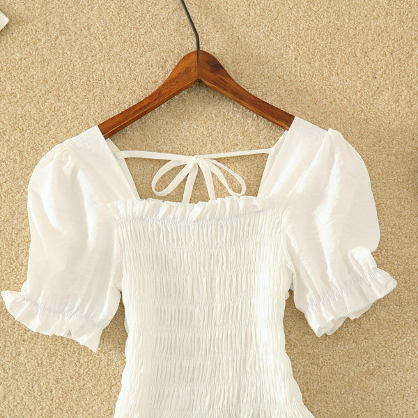 Ženski komplet-karirana suknja i bluza