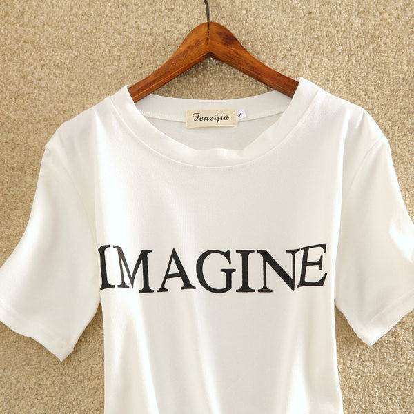 Mūsdienīgs sieviešu t-kreklu komplekts ar uzrakstu un svārkiem