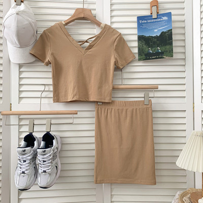 Casual set tajica - bluza i suknja