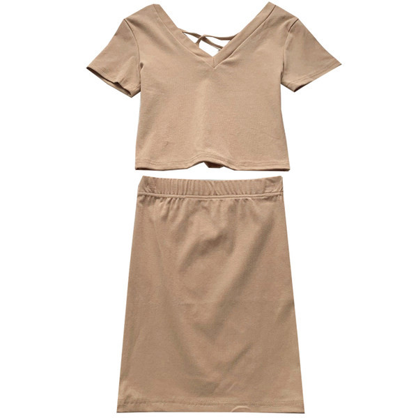 Casual set tajica - bluza i suknja