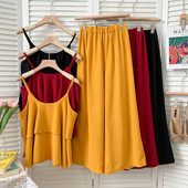 Moderan set od dva dijela - majica bez rukava i duge hlače