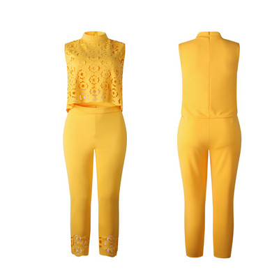 Novi model, elegantan ženski komplet - majica bez rukava i hlače