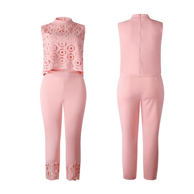 Novi model, elegantan ženski komplet - majica bez rukava i hlače