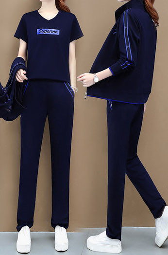 Dnevni set iz tri dijela - sa patentnim zatvaračem i džepovima