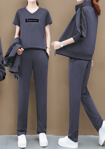 Dnevni set iz tri dijela - sa patentnim zatvaračem i džepovima