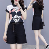 Ženski komplet iz dva dijela - košulja i kratke hlače