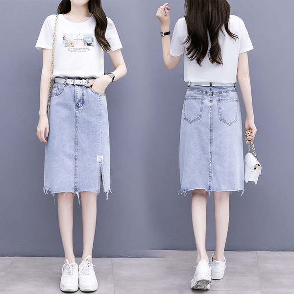 Stilīgs sieviešu komplekts ar jostu un kabatām