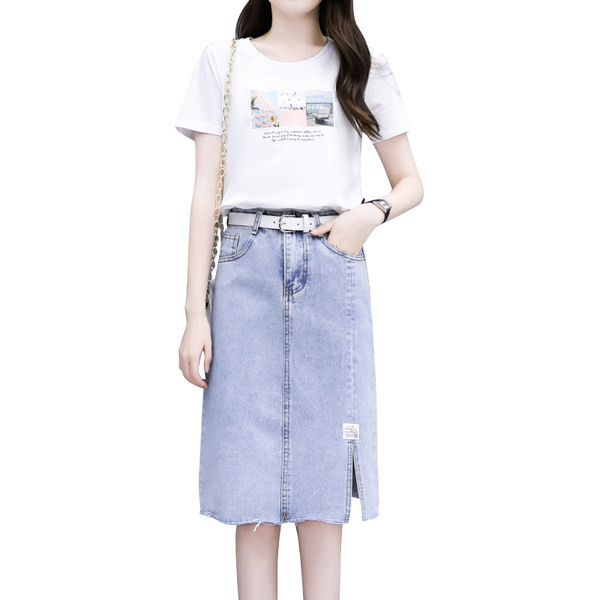 Stilīgs sieviešu komplekts ar jostu un kabatām