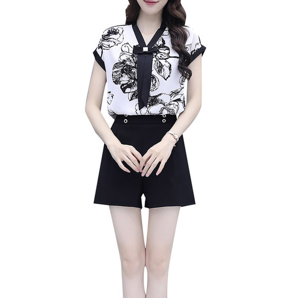 Jauna modeļa sieviešu komplekts no divām daļām - bikses un krekls