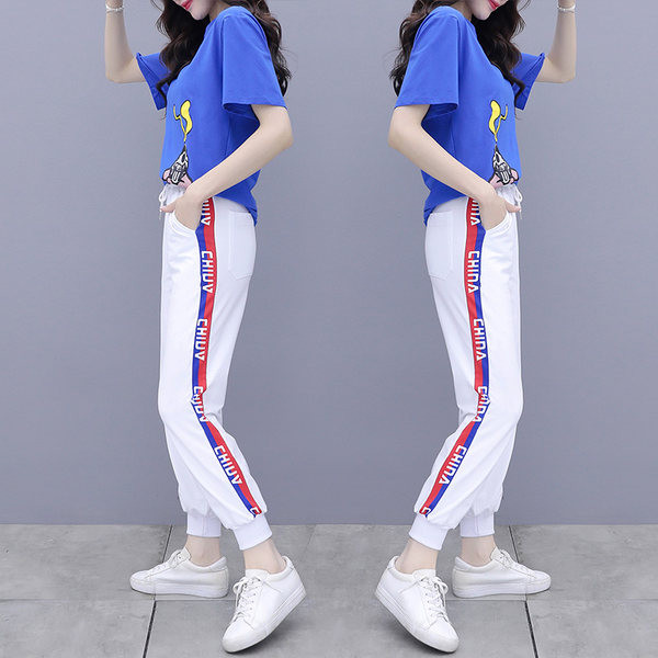 Sportski dnevni set za žene s printom